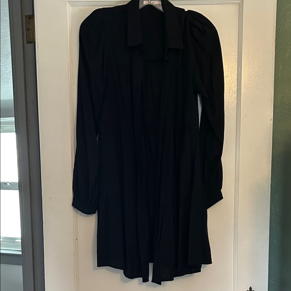 Miami Black Long Sleeve Dress